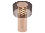 Briloner Leuchten LED AußEn-Tischleuchte "Gila 7669011", Beige, Leuchten