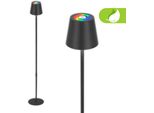 Briloner Leuchten Stehlampe "Coloris Akku Stehleuchte", Schwarz, Leuchten, Stehlampe