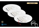 Briloner Leuchten Led Einbauleuchte "Attach Dim", Weiß, Leuchten, Led Deckeneinbaustrahler