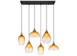 Globo Lighting HäNgeleuchte "Salvy", Schwarz, 1 Stk., Leuchten, HäNgelampe/Pendelleuchte/Esszimmer/Wohnzimmer/Esstisch, HäNgeleuchte