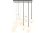 Globo Lighting HäNgeleuchte "Blacky I", Nickel Matt, H: 120Cm, 1 Stk., Leuchten, HäNgelampe/Pendelleuchte/Unterschiedliche GläSer, HäNgeleuchte