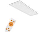 Briloner Leuchten Led Panel "7308016 Pallas", Schwarz, Leuchten, Deckenlampe, 100X25X6,5Cm, Weiß, 24W, Wohnzimmer, Schlafzimmer, KüChe