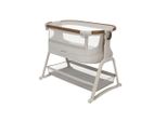 Maxi-Cosi Beistellbett Iora Plus, Creme, Metall, Kunststoff, Textil, Naturmaterialien, 61.3x68.3-77.4x91 cm, Bezug abnehmbar, höhenverstellbar, Babymöbel, Babybetten, Beistellbetten