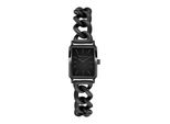 Quarzuhr Tamaris "Chain Watch", Schwarz, Armbanduhren, Damen, Quarzuhr, Armbanduhr, Damenuhr, Edelstahlarmband, Analog