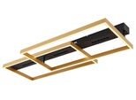Globo Lighting Led Deckenleuchte "Luffy", Schwarz, 1 Stk., Leuchten, Deckenlampe/Lxbxh: 900X398X102Mm/Wohnzimmer/Schlafzimmer/Modern, Led Deckenleuchte
