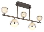 Globo Lighting Led Deckenleuchte "Untsy", Silber (Titanfarben GebüRstet), 1 Stk., Leuchten, Deckenlampe/Wohnzimmer/Schlafzimmer/Modern, Led Deckenleuchte