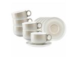 Seltmann Weiden Milchkaffeetassen Mit Untertassen Sento Home 350 Ml 6Er Set