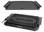 4x Tischgrill 1200W mit 2 Wechselplatten 46x33 cm Elektrogrill Kontaktgrill Grillplatte für Küche Balkon