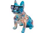 Dekofigur Kare Design "Dog Of Sunglass", Mehrfarbig, B:19Cm H:35,5Cm T:32Cm, Polyresin, Dekofiguren