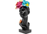 Dekofigur Kare Design "Butterfly Lady 41Cm", Schwarz, B:20Cm H:41Cm T:20Cm, Polyresin, Dekofiguren