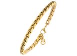 Armband Jobo, Gold (Goldfarben), ArmbäNder, Damen, 21Cm, Edelstahl, Armband, Aus Edelstahl Goldfarben 21 Cm