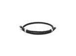 Armband Tommy Hilfiger "Schmuck Edelstahl Armschmuck Lederarmband", Bunt (Edelstahlfarben, Schwarz, Blau, Rot, Weiß), ArmbäNder, Herren, Edelstahl Leder, Edelstahl, Leder, Armband, Mit Emaille