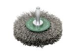 Stier RundbüRste Ø 75 Mm, Schaft-Ø 6 Mm, 0,3 Mm, Gewellt, Edelstahl (903757)