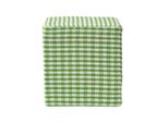 SitzwÜRfel Vichy-Karo GrüN, Hocker Kariert 36/36/38 Cm