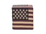 SitzwÜRfel Stars & Stripes Im Vintage-Stil, 36/36/38 Cm