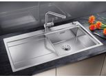 KüChenspüLe Blanco "Divon II 5 S-IF", Silber (Edelstahl Seidenglanz), B:100Cm, Edelstahl, KüChenspüLen