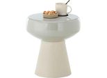Beistelltisch Paroli, Beige (Creme, Creme, Creme), B:38Cm H:42Cm T:38Cm, Tische, Beistelltisch