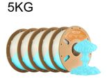 PLA 3D-Drucker Filament - Leuchtend Im Dunkeln - 1,75 mm - 5 kg Spule - Für FDM 3D-Drucker - Blau