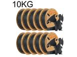PLA 3D Drucker Filament - Hyper Speed Matt - 1,75 mm ±0,03 mm - Für FDM 3D Drucker - 10 kg Spule - Schwarz