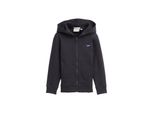 Tom Tailor Jungen Hoodie Sweatjacke Mit Stickerei, Grau, Uni, Gr. 92/98