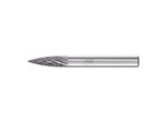 Pferd Tools Hartmetall FräSstift Spitzbogen Spg Ø 06X18Mm Schaft-Ø 6Mm Z3P Universal Mittel Kreuzverzahnt Hicoat (21122524)
