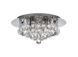 Deckenleuchte Hanna Chromfarben Max. 33 Watt Deckenlampe