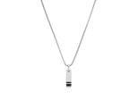 Kette Mit AnhäNger Tom Tailor, Edelstahlfarben, Gunfarben, Halsketten, Herren, Edelstahl, L: 55 B: 2,3Mm, B:2,3Mm
