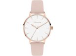 Quarzuhr Tamaris "TT-0003-MQ", Rosa, Armbanduhren, Damen, Quarzuhr, Armbanduhr, Damenuhr, Lederarmband, Analog