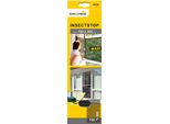 Fliegengitter-Gewebe Schellenberg "Maxi FüR GroßE Fenster", Grau (Rahmen: Grau Gewebe: Grau), B:150Cm H:300Cm, Insektenschutzgitter, Insektenschutz Und MüCkenschutz, 150 X 300 Cm, Anthrazit Und Weiß