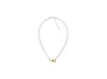 Kette Mit AnhäNger Tommy Hilfiger "Nautical Knot", Edelstahlfarben, Gelbgoldfarben, Halsketten, Damen, Edelstahl, L: 45,5 B: 1Mm, B:1Mm