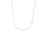 Kette Ohne AnhäNger Tom Tailor, Silber (Silberfarben), Halsketten, Damen, Silber 925 (Sterlingsilber), L: 45 B: 1,8Mm, B:1,8Mm