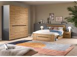 Schlafzimmer Canu 4-Teilig Grau, Eiche Artisan
