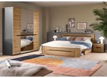 Schlafzimmer Canu 4-Teilig Grau, Eiche Artisan