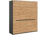 DrehtüRenschrank Canu Eiche Artisan