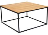 Couchtisch Paroli "Genu Iii", Braun (Wildeiche, Schwarz, Wildeiche), B:75Cm H:40Cm T:75Cm, Tische, Couchtisch Eckige Couchtische