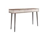Schminktisch Konsole Navani 130 Cm Mit Schubladen Kaschmir Nuss