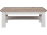Couchtisch Forte "Iloppa", Braun (Schnee Eiche, Nelson Eiche, Nelson Eiche), B:120,6Cm H:45,3Cm T:60,4Cm, Tische, Couchtisch Eckige Couchtische Holz-Couchtische, Breite Ca. 120 Cm