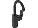 Ideal Standard Waschtischarmatur Ceraplan H200 M.Ablaufgarnitur Ausladung 145Mm Silk Black, BD235XG BD235XG