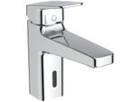 Ideal Standard Waschtischarmatur Ceraplan Ix H90 Pushopen Hybrid, Sensor, Bluestart, Chrom, BD283AA BD283AA