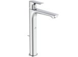 Ideal Standard Wt-Armatur Connect Air,M.Verl.Sockel, 5 L/Min., M.Ablgarn., Ausld.150Mm, Chrom, A7025 A7025AA
