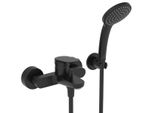 Ideal Standard Badearmatur Aufputz Ceralife O Mit Handbrause-Set Silk Black, BE115XG BE115XG