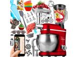 Planeten-Küchenroboter Lehmann 3000W Mixer Fleischwolf Rot