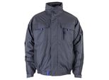 Arbeitsjacke Terrax Workwear "Piloten", Herren, Gr. 3XL, Grau (Anthrazit, Royal), Obermaterial: 100% Polyester Pes., Jacken