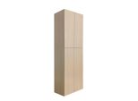 Aktenschrank Otto Home "Jarvie", Braun (Eichefarben), B:60Cm H:180Cm T:35Cm, Fsc-Zertifizierter Holzwerkstoff, SchräNke, Mehrzweckschrank, Push-To-Open, 5 Verstellbare EinlegeböDen, 60X180 Cm
