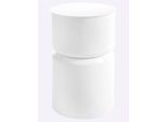 Beistelltisch Heine Home, Weiß, B:26,5Cm H:41Cm T:26,5Cm, Tische, Beistelltisch