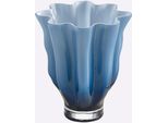 Heine Home Tischvase, Blau, B/H/T: 20Cm X 25Cm X 21Cm, Vasen