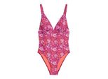 Marc O'Polo Damen Badeanzug Abstract LeafSchwimmanzug, Einteiler, Bademode