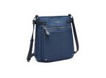 UmhäNgetasche "Styler", Damen, Gr. B/H/T: 29Cm X 28Cm X 13Cm Onesize, Blau, Kunstfaser, Collezione Alessandro, Taschen UmhäNgetasche, Aus Hochwertigem Nylon