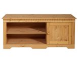 Lowboard Otto Home "Lisa", Beige (Natur Gebeizt, Gewachst), B:130Cm H:55Cm T:43Cm, Sideboards, Lowboard, Kommode, Breite 130 Cm, Belastbarkeit Bis 75 Kg