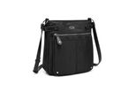 UmhäNgetasche "Styler", Damen, Gr. B/H/T: 29Cm X 28Cm X 13Cm Onesize, Schwarz, Kunstfaser, Collezione Alessandro, Taschen UmhäNgetasche, Aus Hochwertigem Nylon